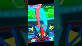 GRENINJA VS SCEPTILE GRENINJA ATTITUDE STATUS 😈🔥🔥SHORTpokemongreninja [upl. by Arramat]