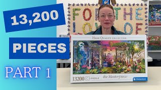 13200 PIECE JIGSAW PUZZLE Visionaria by Clementoni Part 1 puzzle jigsawpuzzle [upl. by Akalam]