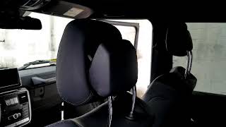 How to reset Mercedes headrest after rear end collision G wagon G class  S class E class [upl. by Roselani]