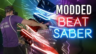 How to get SPINNING SABERS in Beat Saber  QUEST amp PC [upl. by Christmas84]