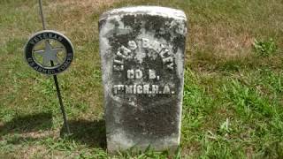 Civil War Veterans Cemetery From Sodus Michigan [upl. by Madison]