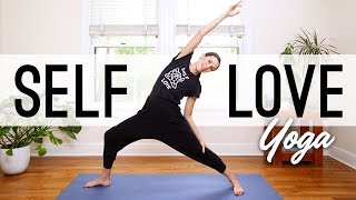 Self Love Yoga  Full Class  Yoga With Adriene [upl. by Ellicul]