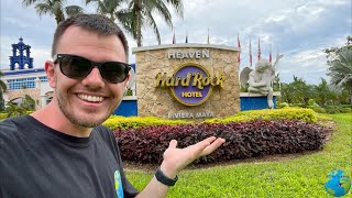 Hard Rock Riviera Maya Tour  All Inclusive Resort Restaurants Pools Family Activities [upl. by Weibel]