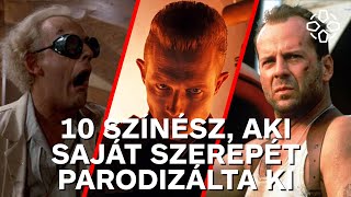 10 színész aki saját szerepét parodizálta ki [upl. by Sivra]