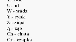 Polish Language  the Alphabet [upl. by Wolfort233]