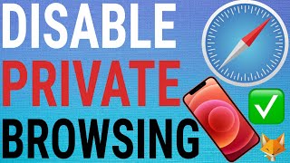 How To Disable Safari Private Browsing Mode On iPhoneiPad [upl. by Cornwell]