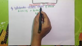 Mechanism of preparation of alcohols by Hydroboration oxidation reaction of alkenes [upl. by Kylah70]