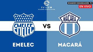 EMELEC VS MACARÁ  EN VIVO LIGA PRO  FORMATO RADIO  FECHA 13 [upl. by Worth377]