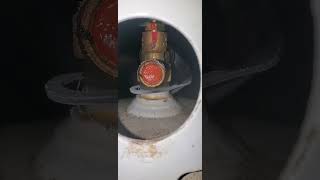 Propane tank pressure relief valve opens [upl. by Nnaasil425]