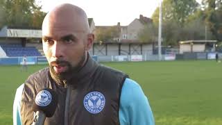 POST MATCH INTERVIEW An ecstatic Bluebells boss spoke to us following todays win at Hungerford [upl. by Lundgren677]