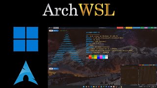 ArchLinux on WSL  ArchWSL [upl. by Aicilehp]