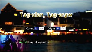 Tagulan Tagaraw  Hajji Alejandro Karaoke Version [upl. by Naegem]