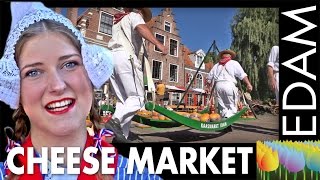 The cheese market at Edam  Holland Holiday [upl. by Arlynne957]