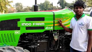 INDO FARM 3055DI 60hp 4wd review [upl. by Michell]