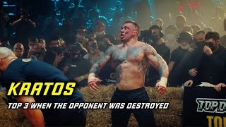 TOP 3 Times KRATOS Has Destroyed Opponents  TOP DOG 2024 [upl. by Corell951]