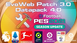 PES 2021 EvoWeb Patch 2021 Version 30 DataPack 40 [upl. by Frayne186]