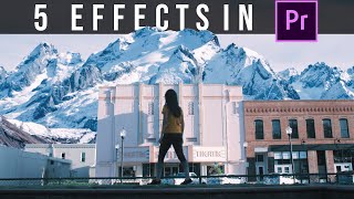 How to Create 5 Easy Effects in Premiere Pro [upl. by Erlene]