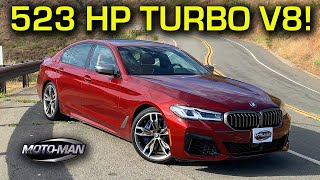 2021 BMW M550i The Poor Man’s BMW M5 [upl. by Karlise]