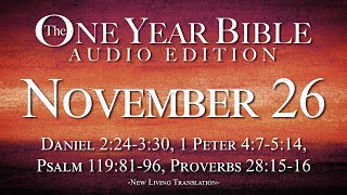 November 26  One Year Bible Audio Edition [upl. by Leonidas516]