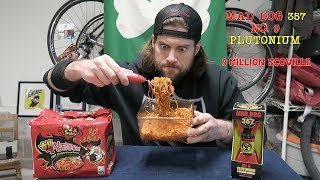 9 Million Scoville Spicy Ramen Noodle Challenge  LA BEAST [upl. by Artinak]