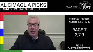 Al Cimaglia 44K Carryover Pick 5 Analysis for Northfield Park  Tuesday December 10 2024 [upl. by Iolande]