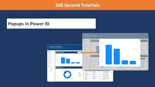 How to create a popup in Power BI in 300 seconds [upl. by Azitram]