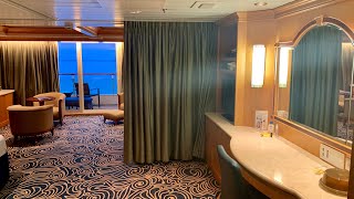 A Tour of the Owner’s Suite 8502 on Royal Caribbean’s Grandeur of the Seas [upl. by Oiramej]