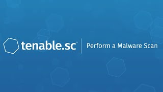 Perform a Malware Scan in Tenablesc [upl. by Elyac]