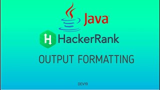 5 Java Output Formatting  Hackerrank Java Solutions [upl. by Ayrad]