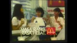 Compilation of McDonalds Malaysias old commercials 19821988 [upl. by Atreb]