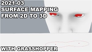 How to Mapping 2D pattern to 3D with Rhino and Grasshopper [upl. by Assilanna836]