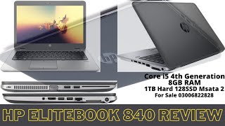 HP Elitebook 840 G1 Review  2020 [upl. by Alrich]