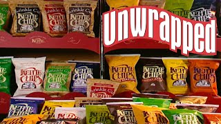 How Kettle Cooked Potato Chips are Made  Unwrapped  Food Network [upl. by Brouwer]