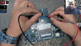 How to diagnose a laptop motherboard  motherboards repair lesson [upl. by Azrim]