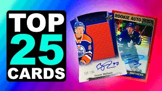 My Top 25 Hockey Cards  Sports Card Collection Showcase  2022 Edition [upl. by Flita325]