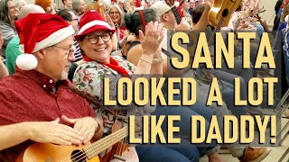 Santa Looked a Lot Like Daddy Buck Owens cover Austin Ukulele Society [upl. by Einahpehs]