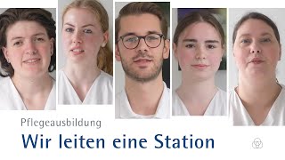 Pflegeausbildung Auszubildende leiten eine Station 22 [upl. by Persis]