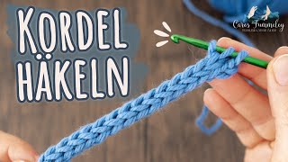 Schneller als mit Stricknadeln icord amp Kordel häkeln [upl. by Adiel320]