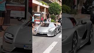 KOENIGSEGG CC850 🤩 hypercar monaco carspotting [upl. by Adyeren]