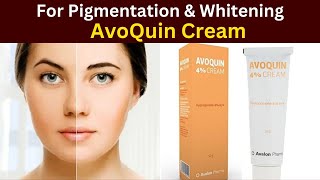 Avoquin 4 cream benefits  uses  Reviews  Best medicated cream for pigmentation hydroquinone [upl. by Jamille]