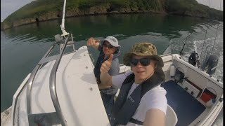 Small boat fishing in Pembrokeshire 🎣 [upl. by Enneiviv]