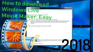 How To Download Windows Live Movie Maker On Windows 1087 2021 [upl. by Annahsed840]