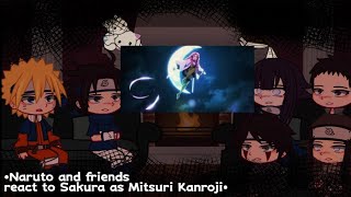 •Naruto and friends react to Sakura as Mitsuri Kanroji  Demon Slayer  • [upl. by Riane447]