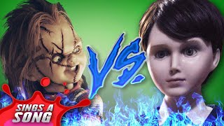 Chucky VS Brahms Childs Play Vs The Boy Scary Rap Battle Parody [upl. by Arerrac702]