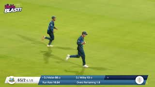 Highlights Yorkshire Vikings vs Derbyshire Falcons [upl. by Aneer]