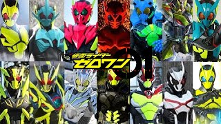 All Forms Kamen Rider Zero One All Henshin [upl. by Enirehtac]