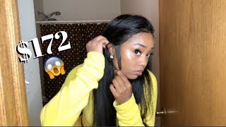 THE BEST WIG ON ALIEXPRESS   NYUWA Straight Lace Front [upl. by Kizzee]