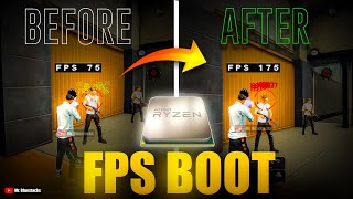 AMD Ryzen FPS Boost Settings For Free Fire  5700G 5600G 4600G 3400G [upl. by Nesilla]