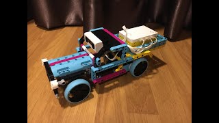 SPIKE Prime Wooden truck building instructions [upl. by Adlihtam]