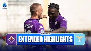 Fiorentina vs Lazio Extended Highlights  Serie A  CBS Sports Golazo [upl. by Lady]